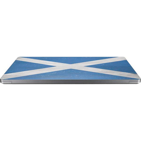 Scotland Flag Distressed Laptop Skins